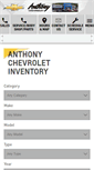 Mobile Screenshot of anthonychevrolet.com